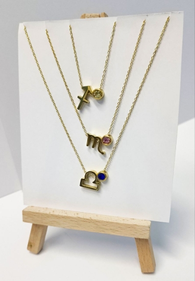 Picture of Zodiac Sign Necklace (Libra, Scorpio, Sagittarius)